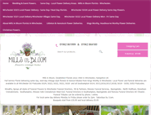 Tablet Screenshot of millsinbloom.com